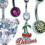 Belly bars, belly rings, belly button bars